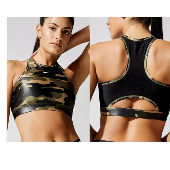 Nike Other - Nike Women's Dri-FIT High-Neck Camo Sports Bra